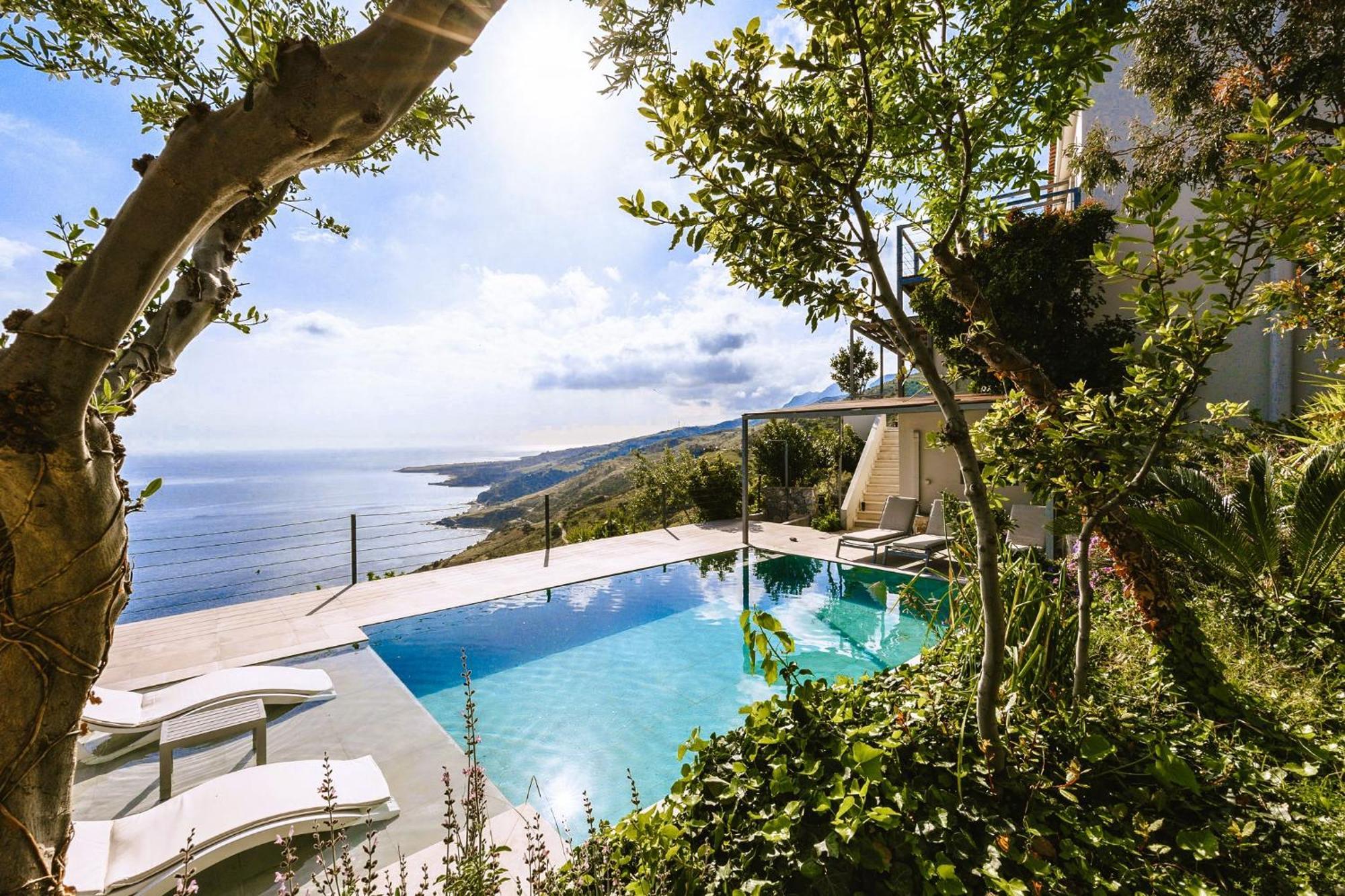 Anemos Luxury Villas Rodakino Eksteriør bilde